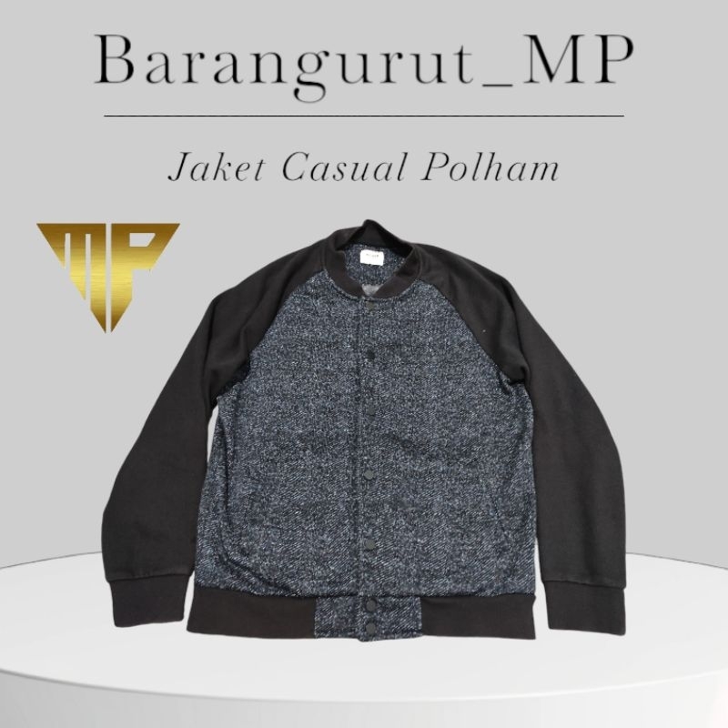 Jaket Sweater Bahan Wol Polham second