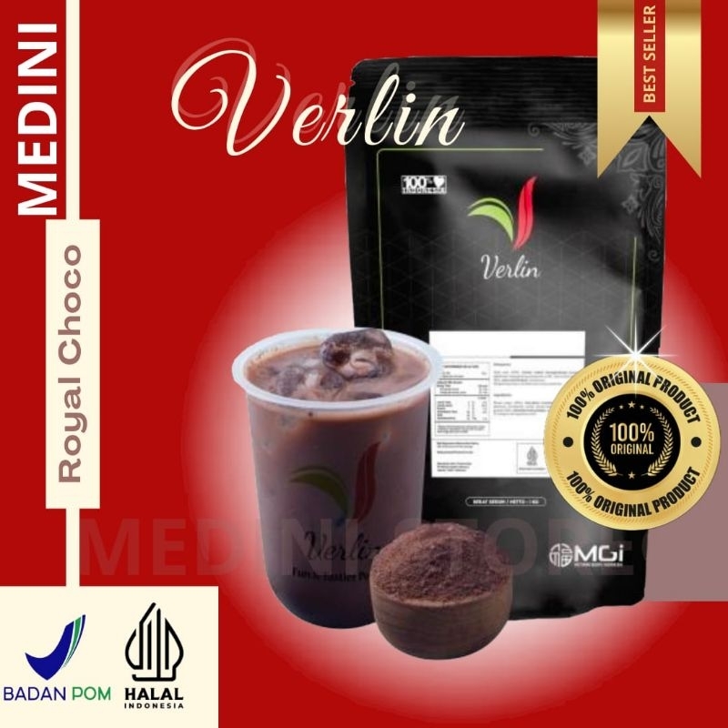 

Verlin Powder (ROYAL CHOCOLATE) Minuman Bubuk Instan Premium Kemasan /Item Termurah di Shopee