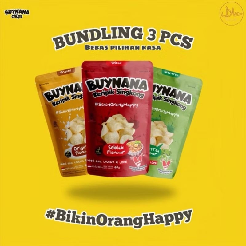 

BUYNANA Keripik Singkong Bundle 3