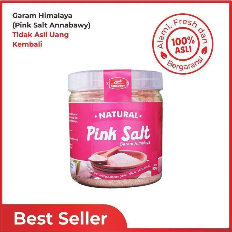 

Garam Himalaya | Himsalt | Pink Salt-Menjaga keseimbangan tekanan darah-lebih menghidrasi tubuh (membantu menjaga cairan atau menghidrasi tubuh)