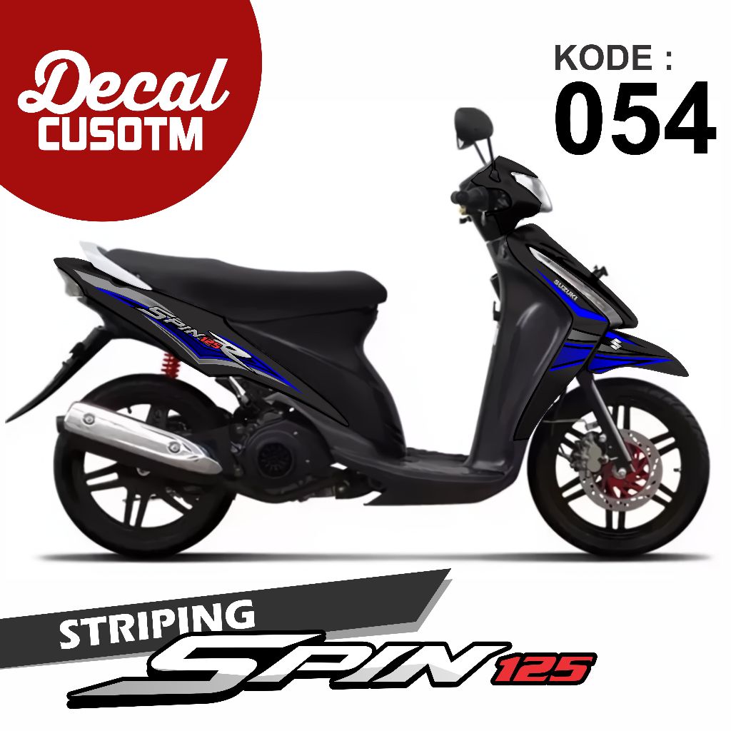 stiker motor Striping variasi suzuki spin  decal suzuki spin  variasi spin suzuki spin 125