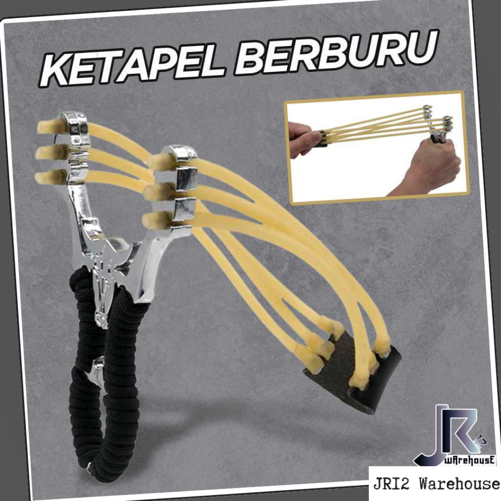 Ketapel Berburu Outdoor Besi Stainless Steel Akurasi Tinggi - Sirius Wolf