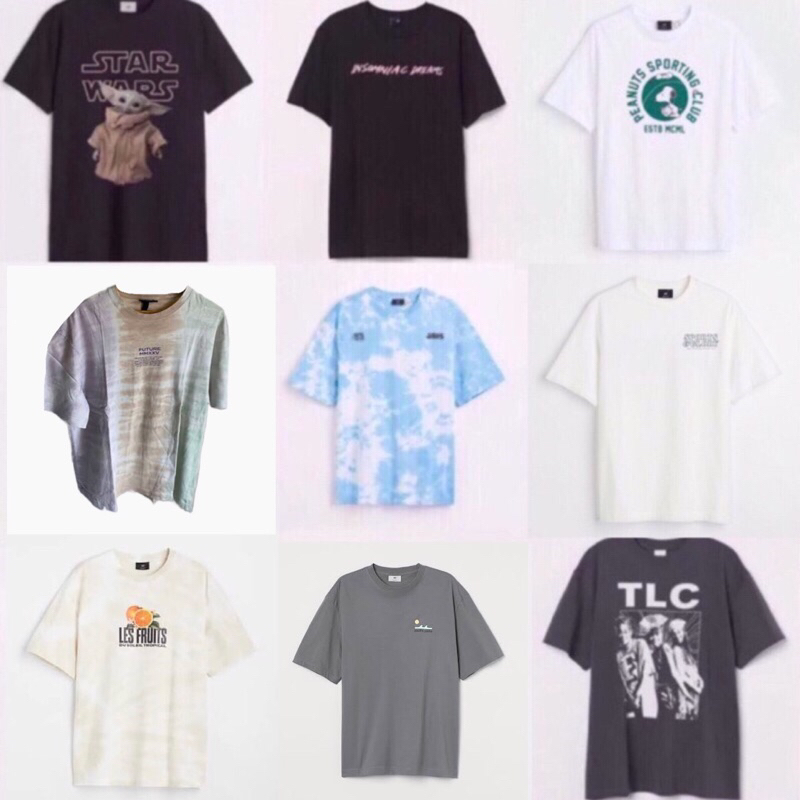 HM NEW FULL TAG NIRVANA UTERO SPORTS & GLORY PEANUTS SPORTING CLUB SNOOPY SNOPPY DOG FUTURE TIE DYE 