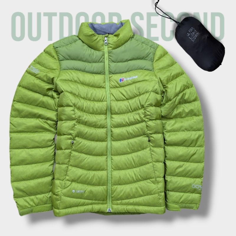 jaket bulu angsa Berghaus Lightweight Goose Down Jacket bulang outdoor hitam Ultralight puffer gelem