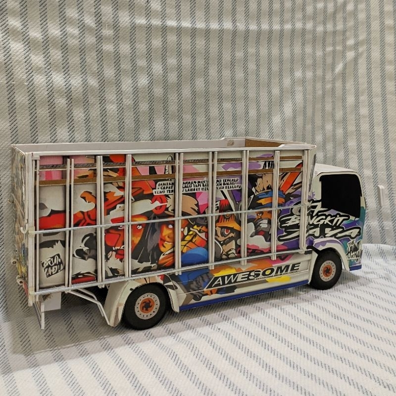 Pola Stiker Miniatur Truk Giga Mbois (ugm)