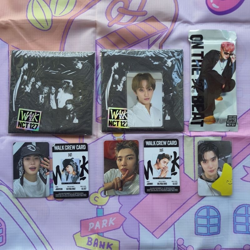 [READY STOK] SEALED NCT 127 THE 6TH ALBUM [WALK] Poster & Character Card Johnny Yuta Doyoung Jaehyun