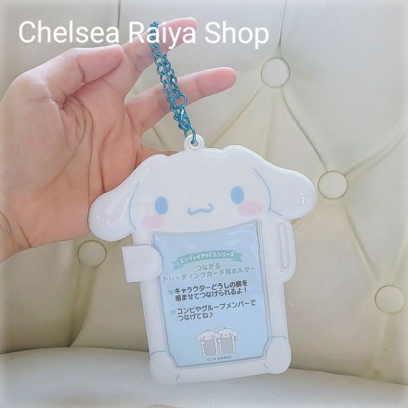 Keychain Photo Card Holder Karakter Sanrio Cinnamoroll Cinamorol Cinamoroll Cinnamonroll Kawaii