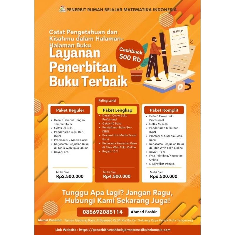 Paket Penerbitan Buku Ber-ISBN