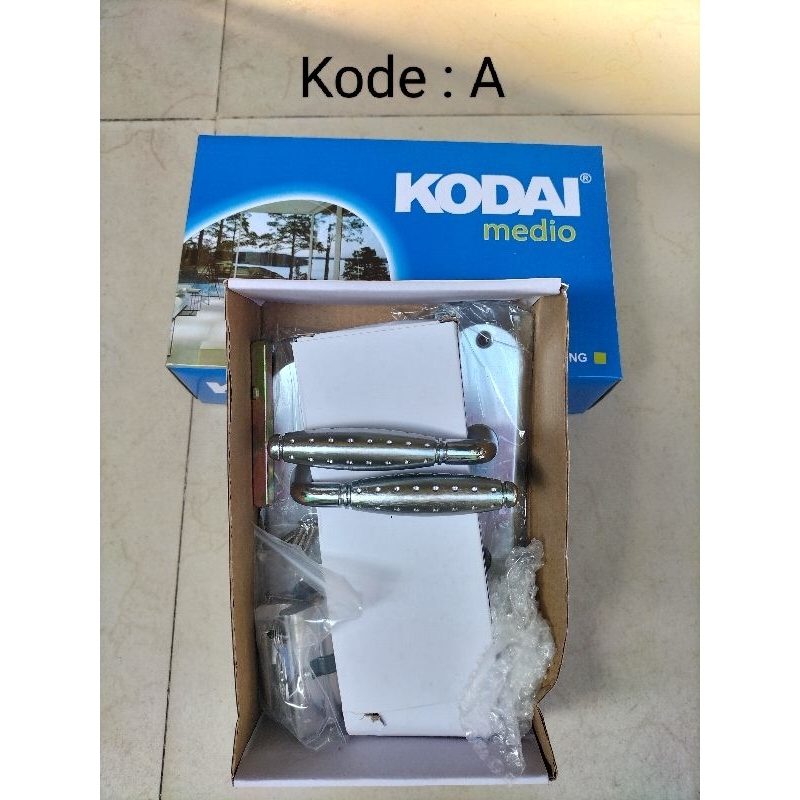 Kunci pintu kodai medio / Kunci pintu Tanggung / Set Handle Kunci Pintu Kodai
