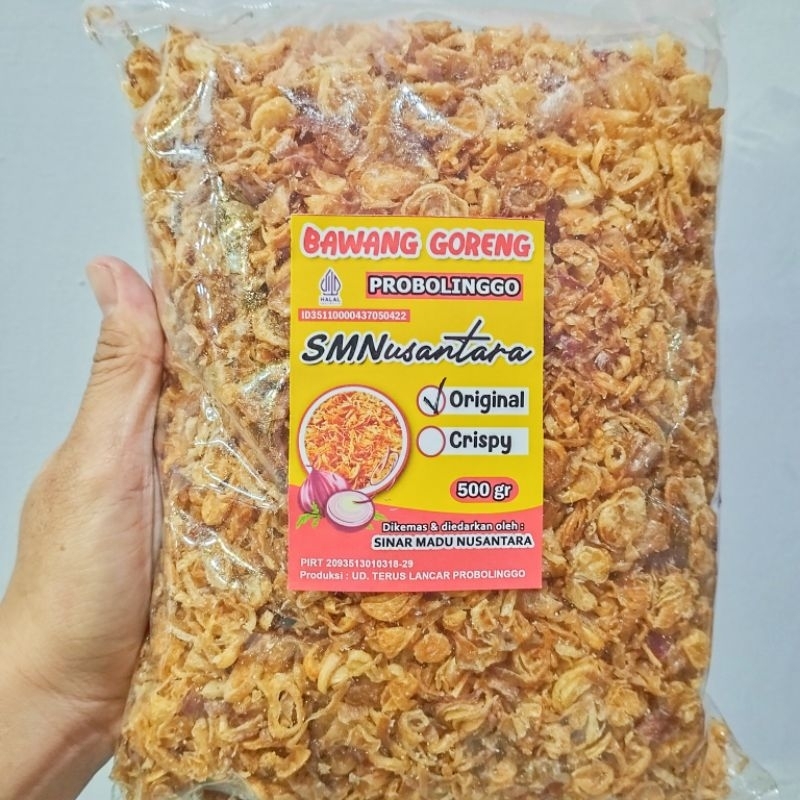 

500 gr Bawang Goreng ORIGINAL ASLI PROBOLINGGO