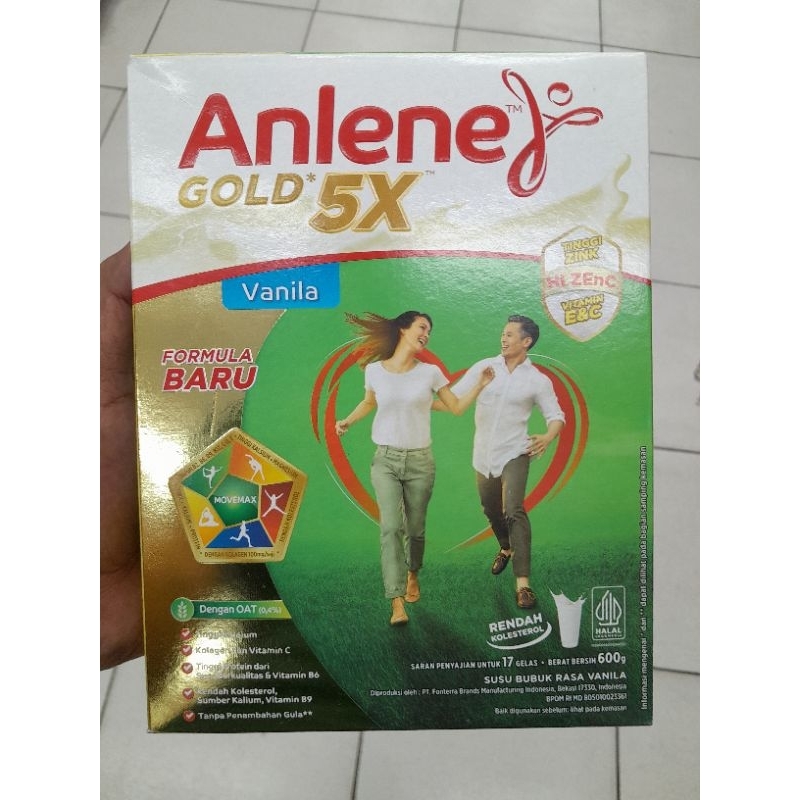 

Anlene gold 5x vanila 600g