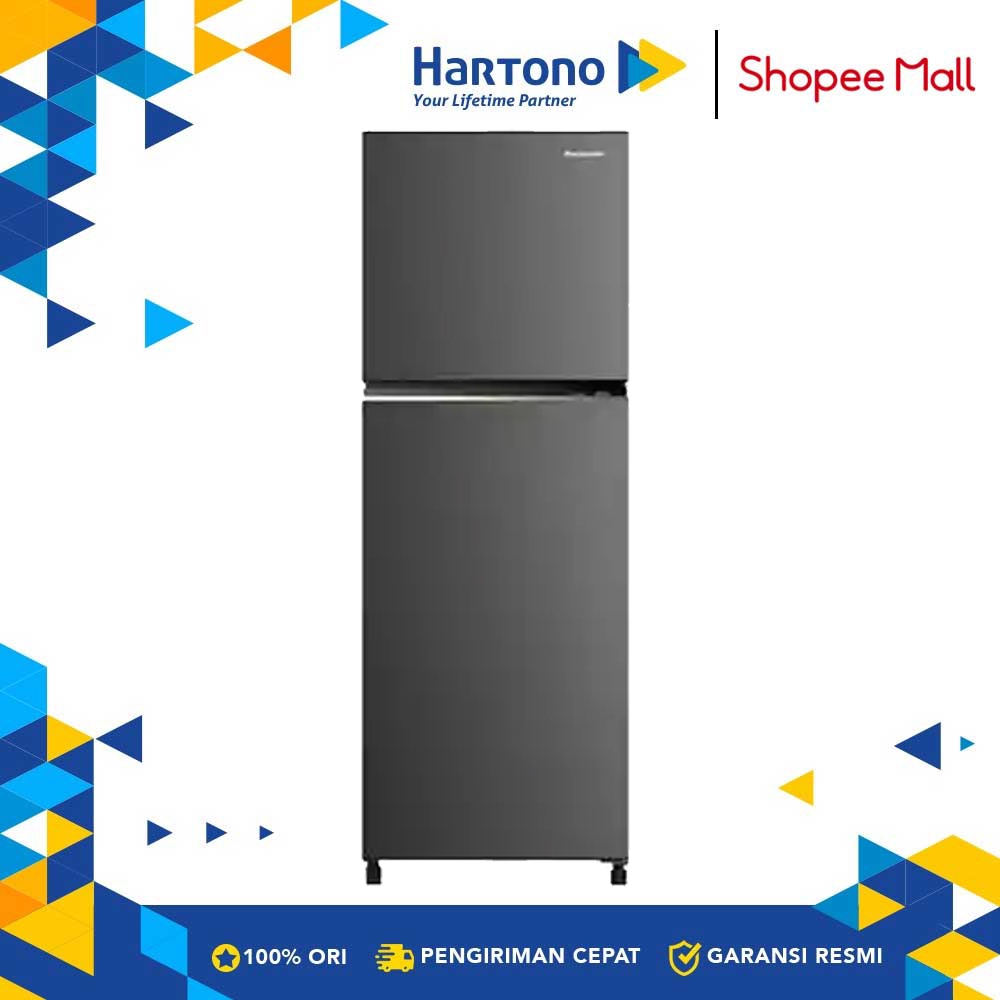 Panasonic Kulkas Kecil 2 Pintu Small 2 Door Refrigerator NRBB252QP