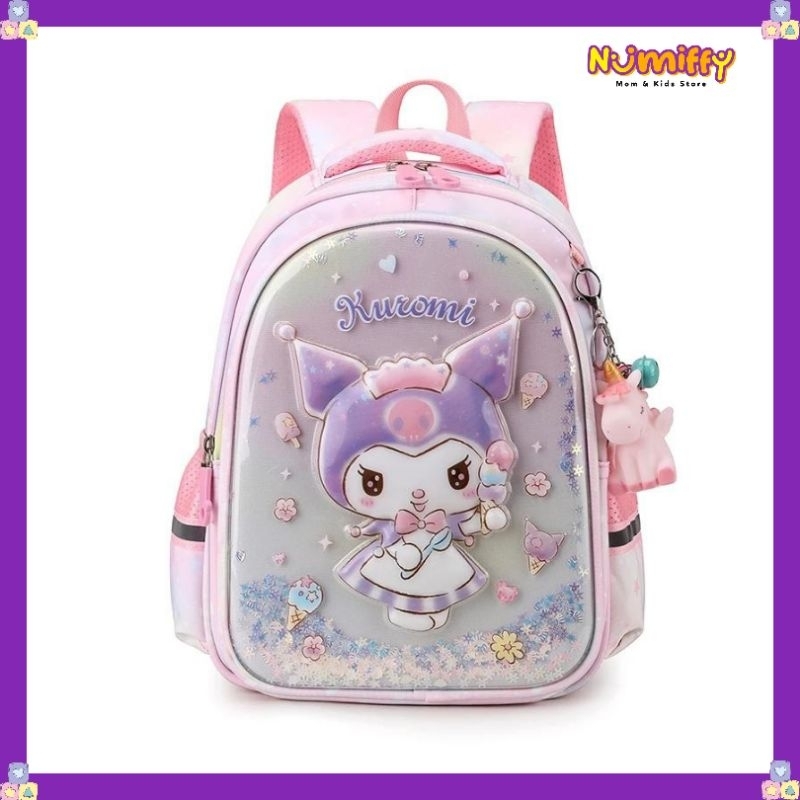 [READY MAKASSAR] TAS ANAK IMPORT PLUS AKSEN GLITER