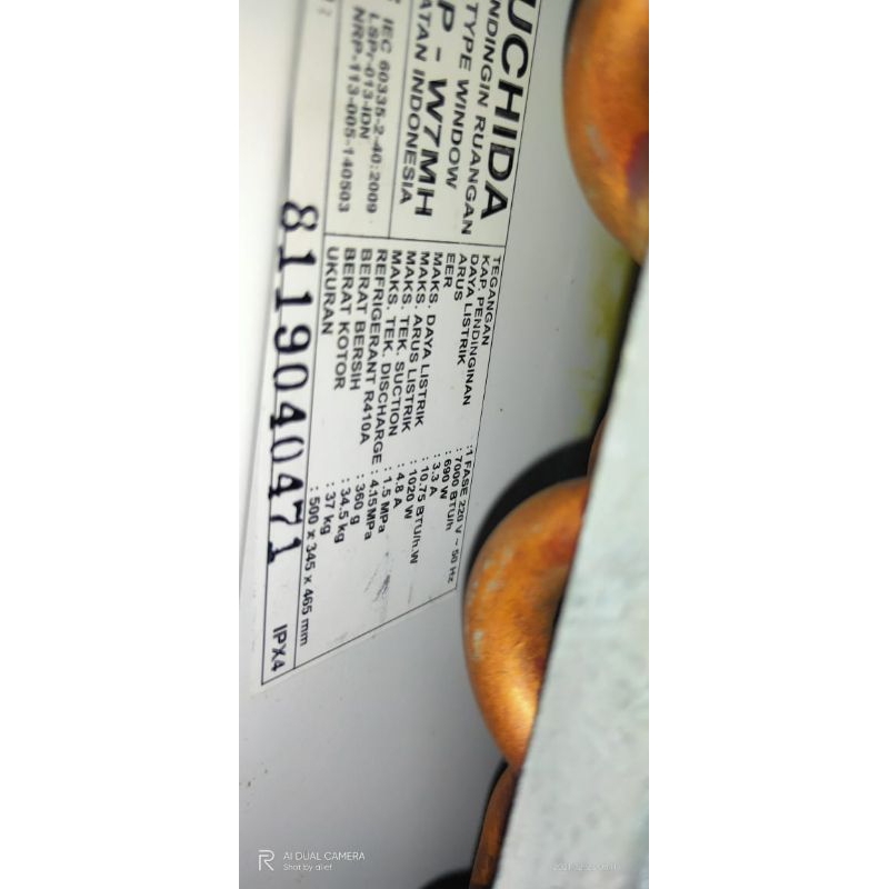 UCHIDA AC WINDOW PRELOVE