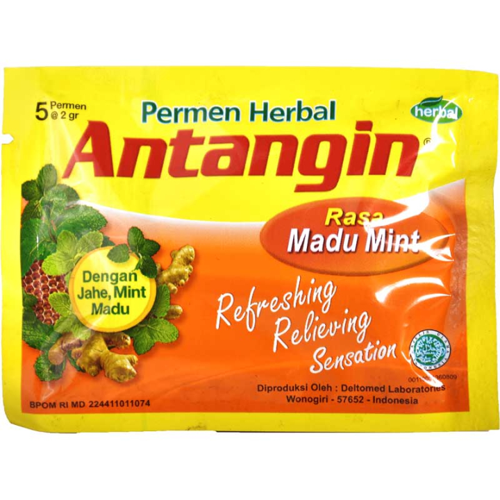 

ANTANGIN PERMEN HERBAL 1 SACHET HONEY MADU MINT REFRESHING