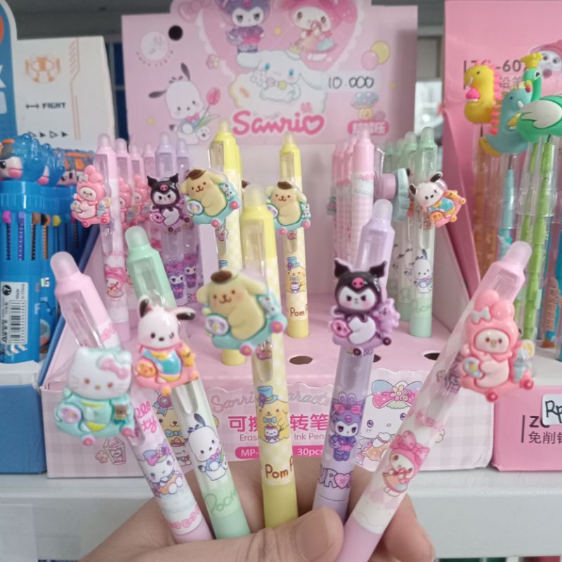 

ATK-POINT | ballpoint gel 0.5mm sanrio klip spinner pen | gel pen sanrio MP-3202
