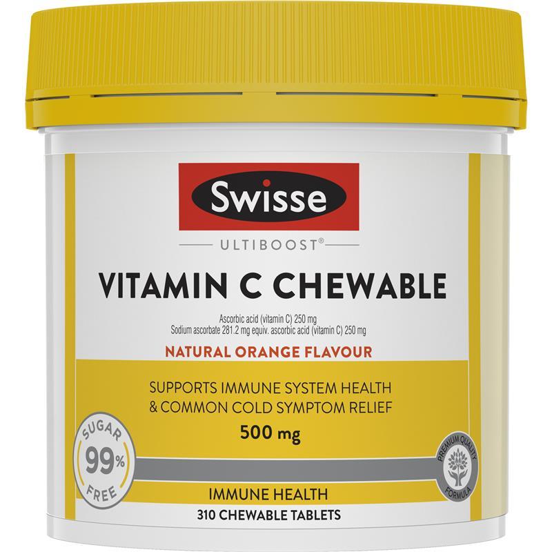Swisse Vitamin C 500mg Chewable | Isi 310