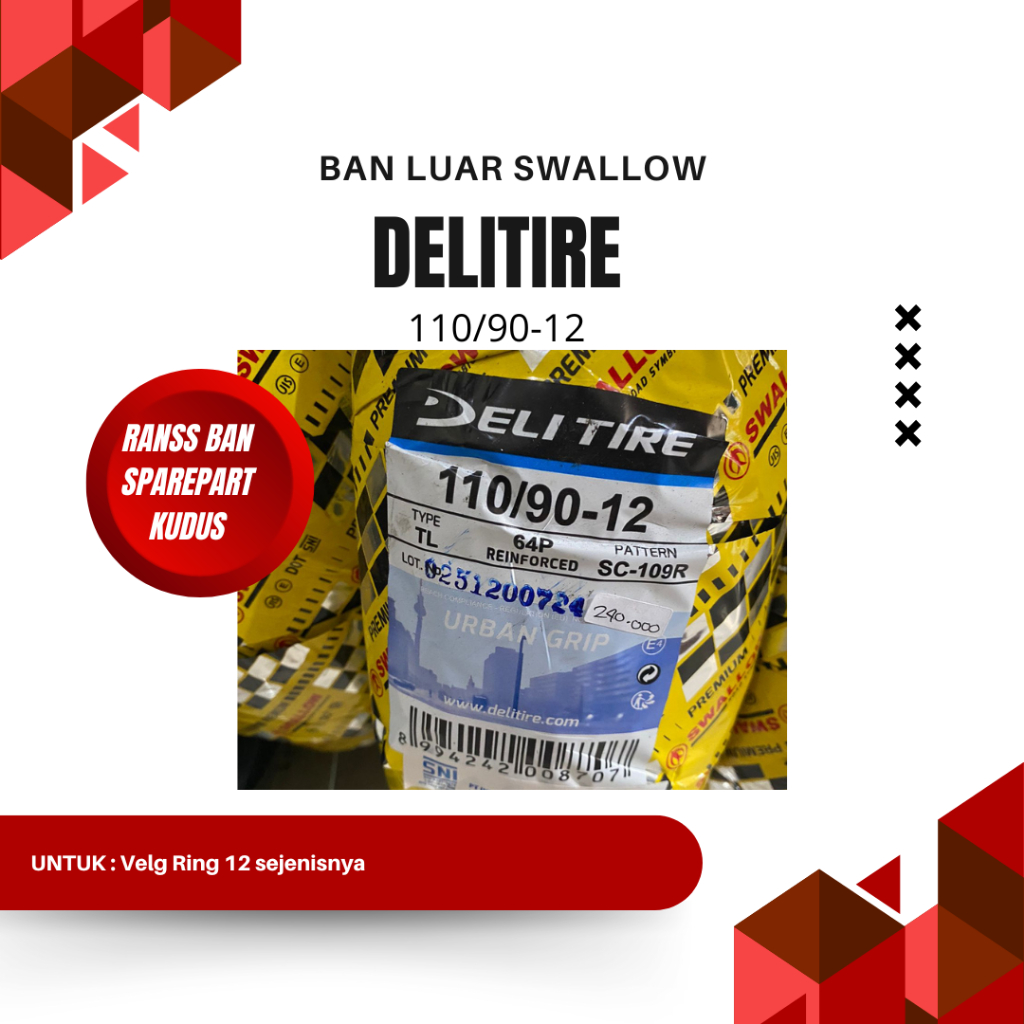 ban luar SWALLOW deltire 110/90-12