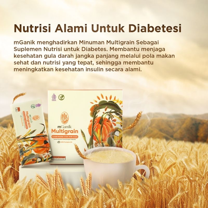 

mGanik Multigrain Labu Kuning 500gr - Suplemen Diabetes