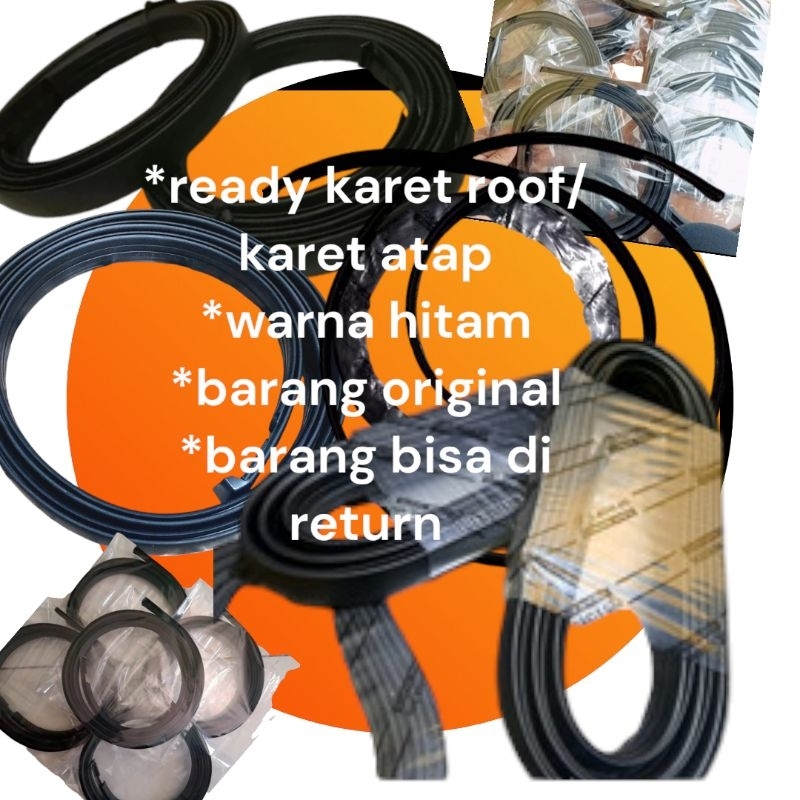 KARET ROOF/LIST MOULDING/KARET ATAP KARIMUN KOTAK ORIGINAL