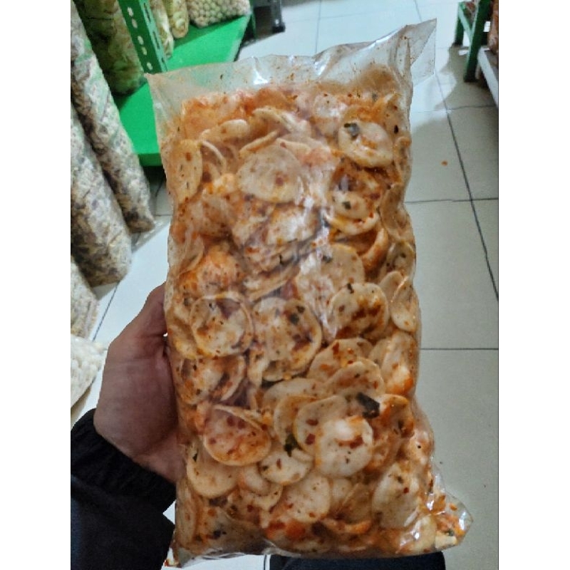 

KERUPUK SEBLAK PUTIH PEDAS 250-500gr