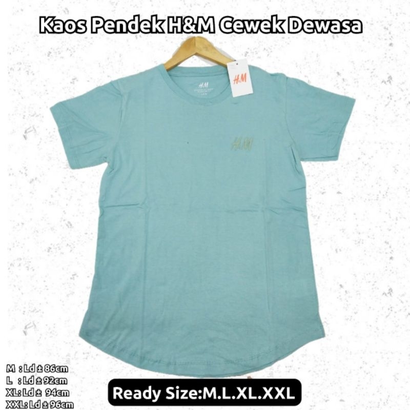 Kaos H&M Cewek Dewasa