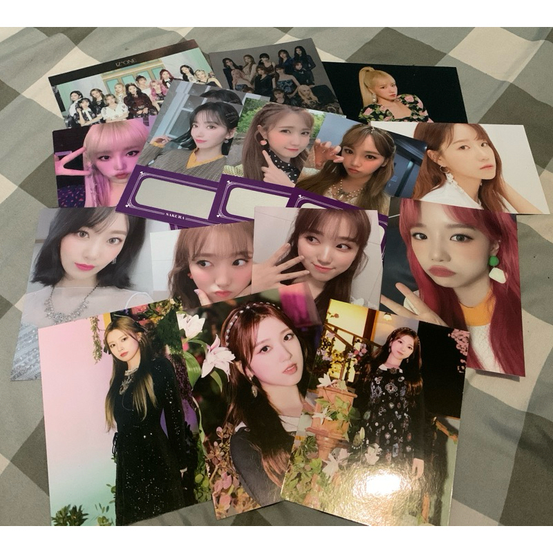 OFFICIAL IZ*ONE Kihno Scracthcard Postcard