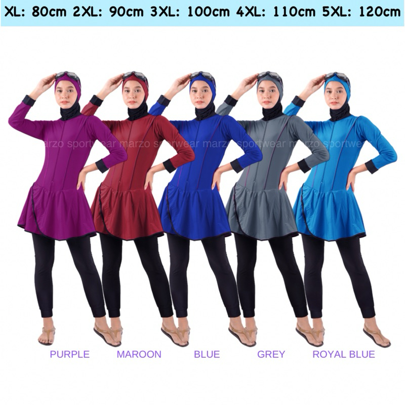 [JUMBO] BAJU RENANG MUSLIM JUMBO/ SETELAN BAJU RENANG MUSLIMAH JUMBO/ BAJU RENANG WANITA JUMBO/ BAJU