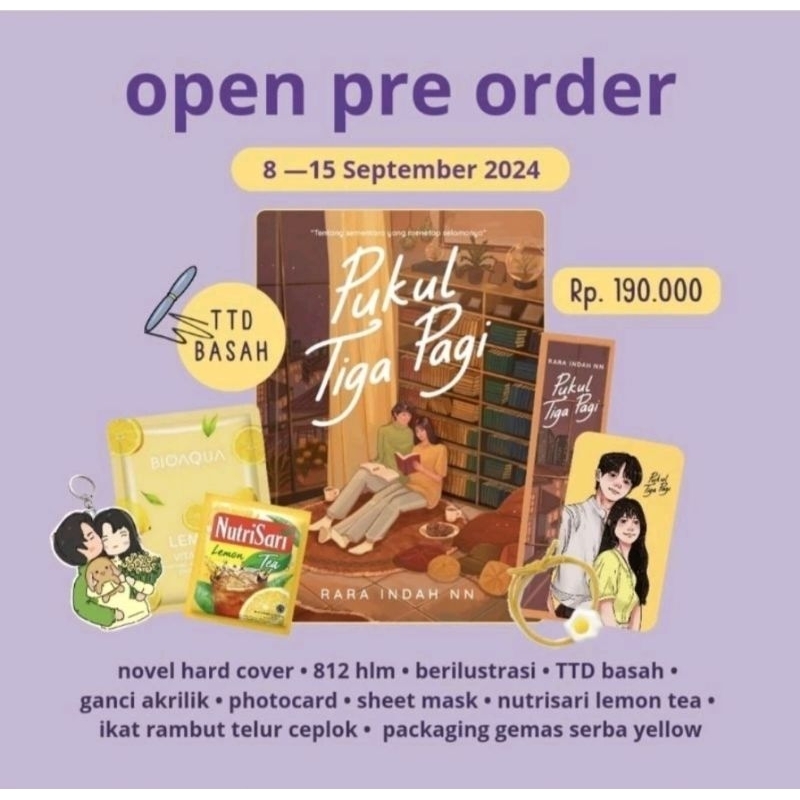 Pukul Tiga Pagi - Rara Indah NN - SP (Hanya Buku)