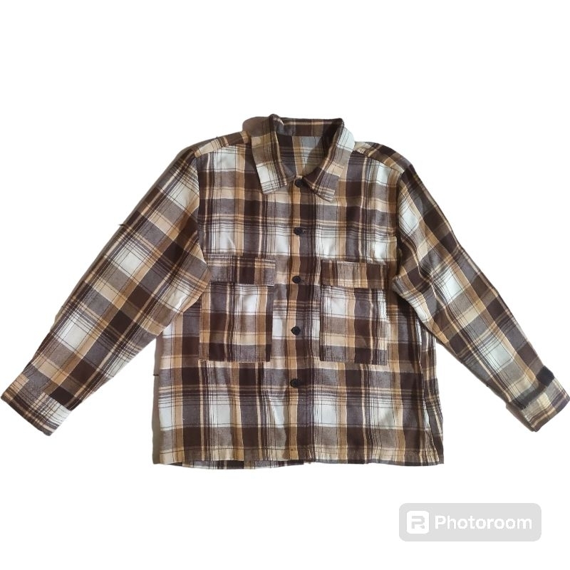 Flanel motif second/Flanel pria wanita/kemeja Flanel second/kemeja flanel/kemeja pria wanita/jaket