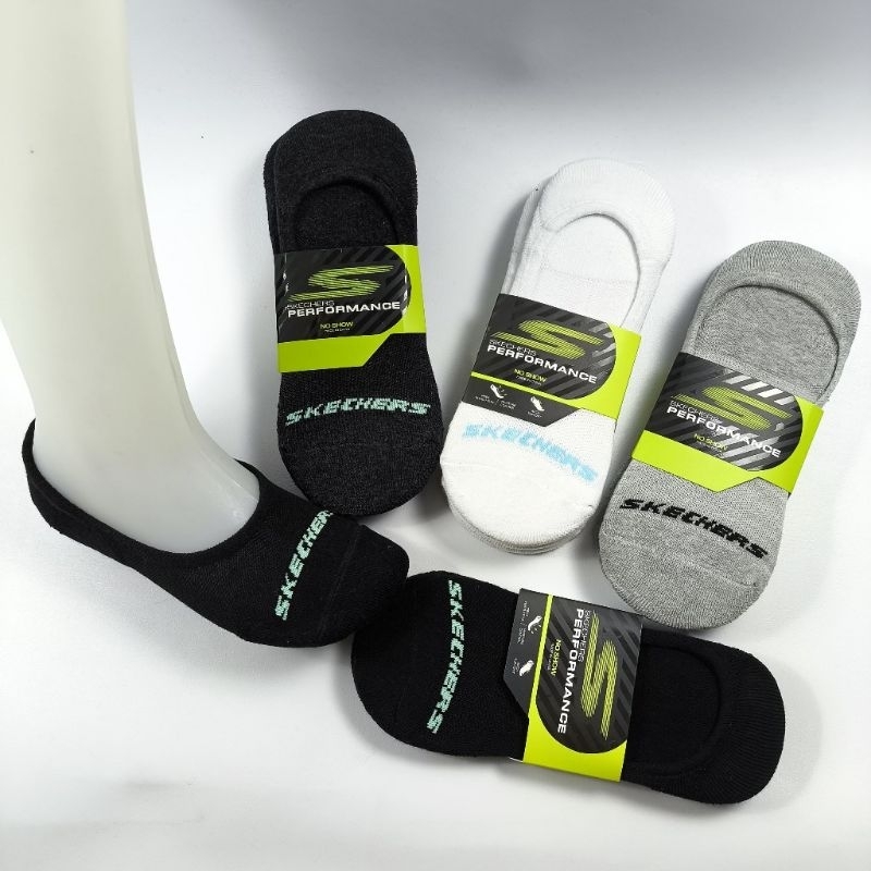 Kaos Kaki Invisible Skechers Tebal Pria Wanita Non Terry Liner