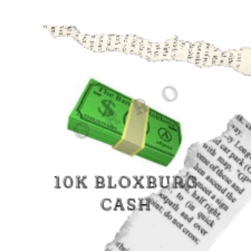 Bloxburg Cash 10.000 | Via Donation