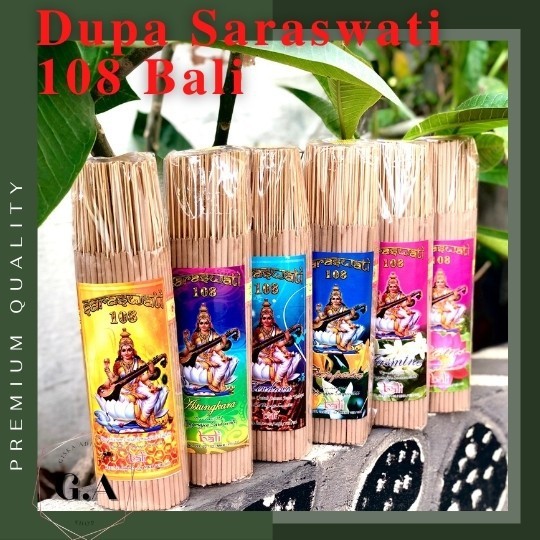 [ Dupa Saraswati Bali ] Harum Murah Hio Gulung Kecil Kualitas Premium 22Cm / 28 CM Stick Putih