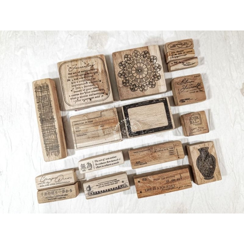

WHC - Wood Stamp for Journaling Scrapbooking v.5