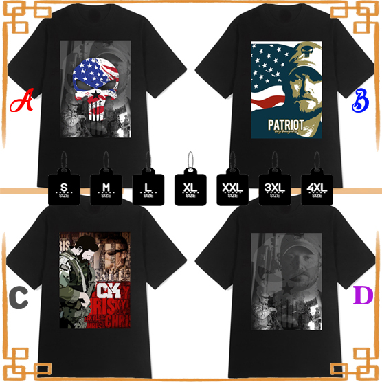 Kaos Sniper Punisher Tshirt Bahan 100% Cotton | Casual T-SHIRT Size S M L XL XXL 3XL 4XL | READY STO