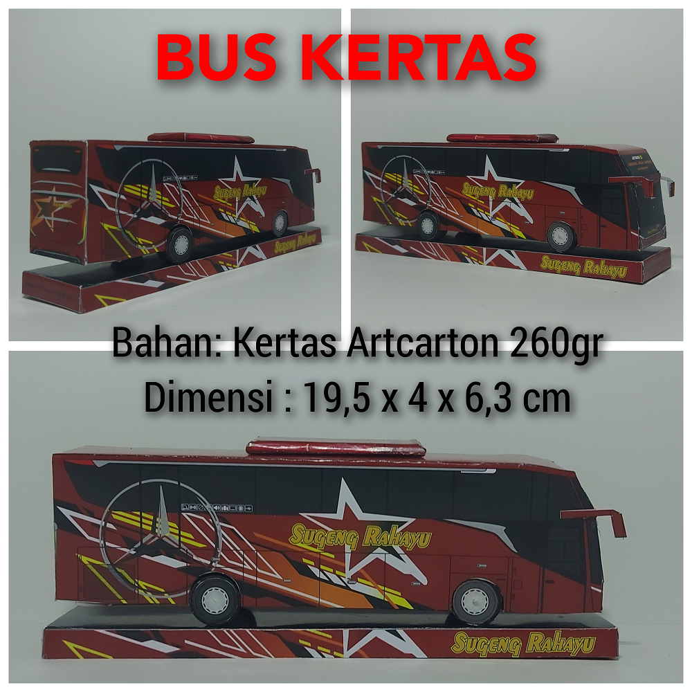 Miniatur Bus Sugeng Rahayu Jetbus 5