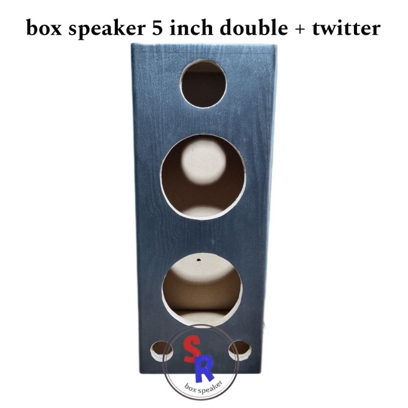 box speaker 5 inch double + twitter (harga satuan)