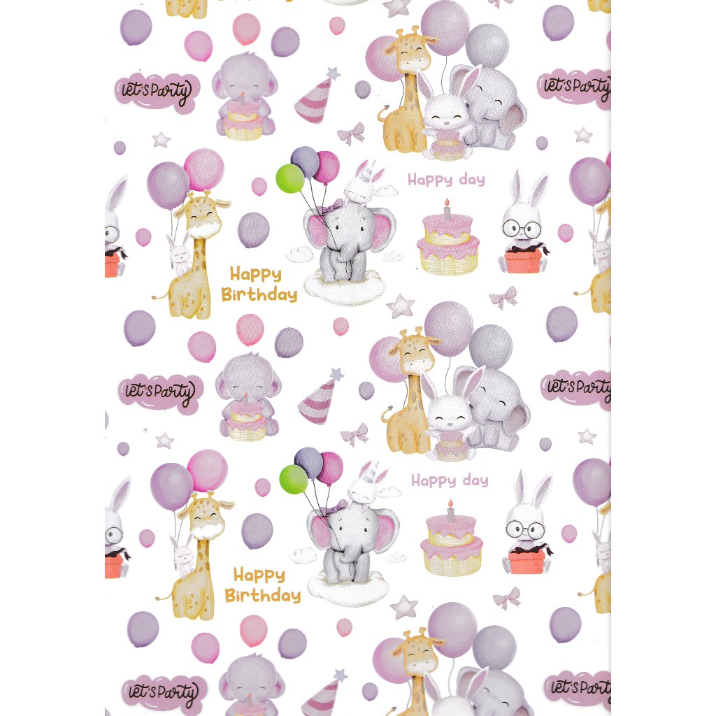 

KERTAS KADO SANSAN WAWA/SANWA HAPPY BIRTHDAY/HBD SW6155