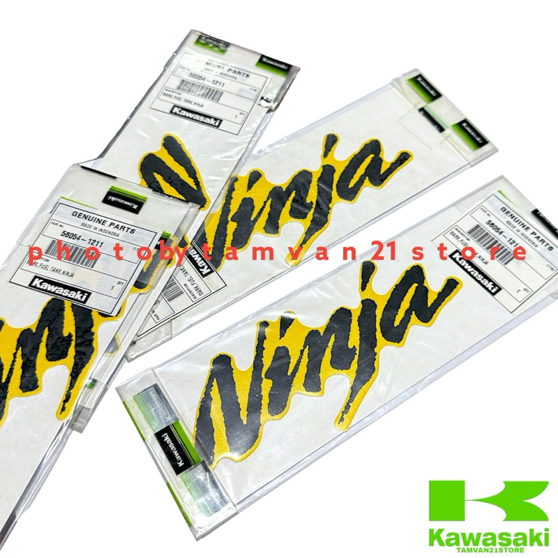 STRIPING STICKER TANGKI NINJA RR OLD SE KUNING ORIGINAL KAWASAKI
