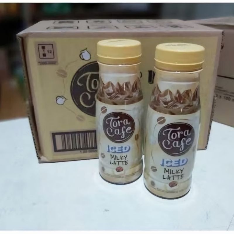 

2026 Toracafe Iced Milky Latte + Bubblewrap 1 Dus 12pcs Kopi Botol Mayora