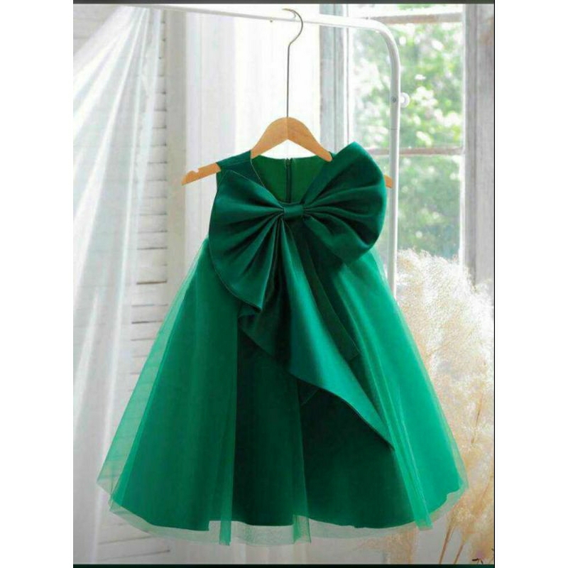 Baju hijau natal | Custom dress anak | Gaun bridesmaid