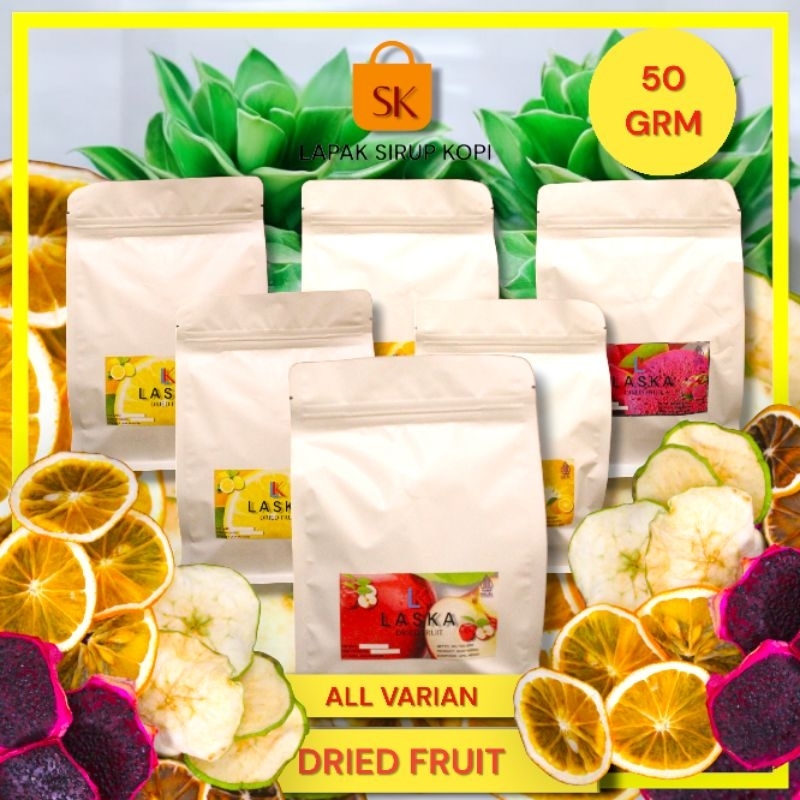 

Dried Fruit all varian 50 grm - lemon kering,nanas kering,buah naga kering, dehydrate fruit