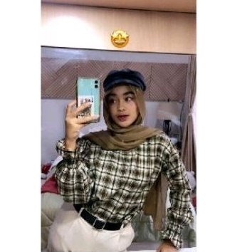 Tartan Blouse Kimka Hijab (Athens)