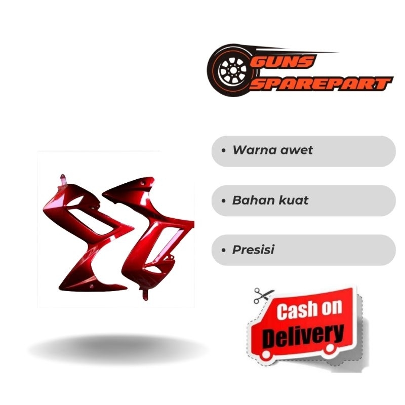 SAYAP KANAN KIRI MERAH SATRIA FU OLD / THAILAND / BARONG / RIDER