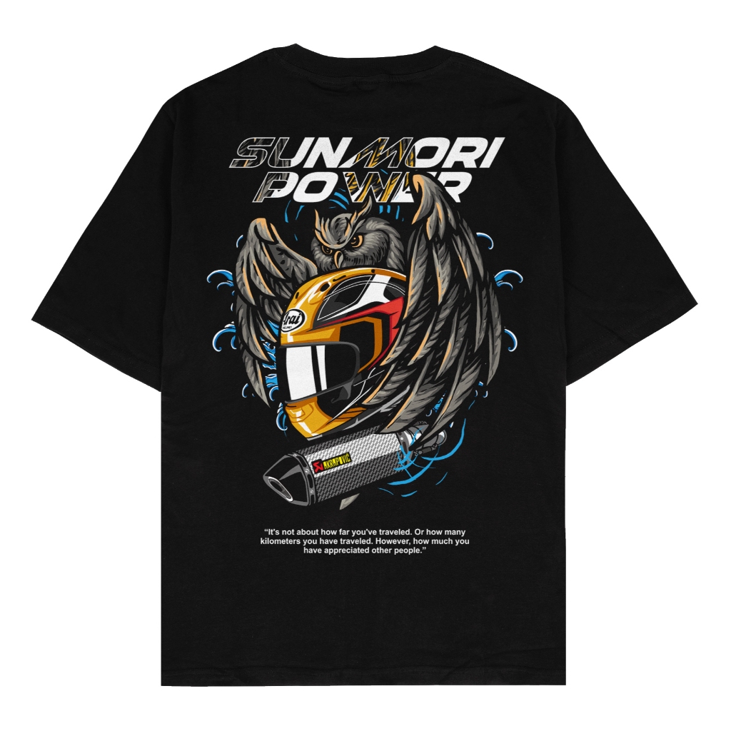 Beseldi - Kaos Baju Distro Sunmori Touring Power Engine Speed Efficiency Poweful Tshirt Racing Balap