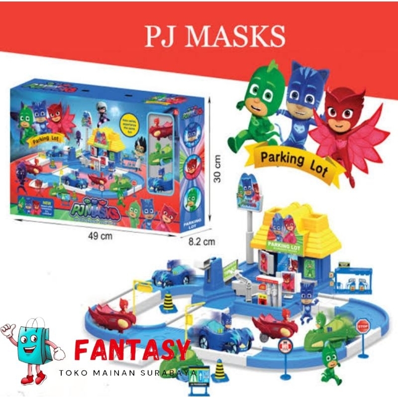 PROMO MAINAN PJ MASK / MAINAN PARKIR PJ MASK / PARKING TOYS