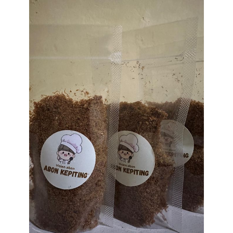 

Abon kepiting Nikmat gurih lezat 50gr