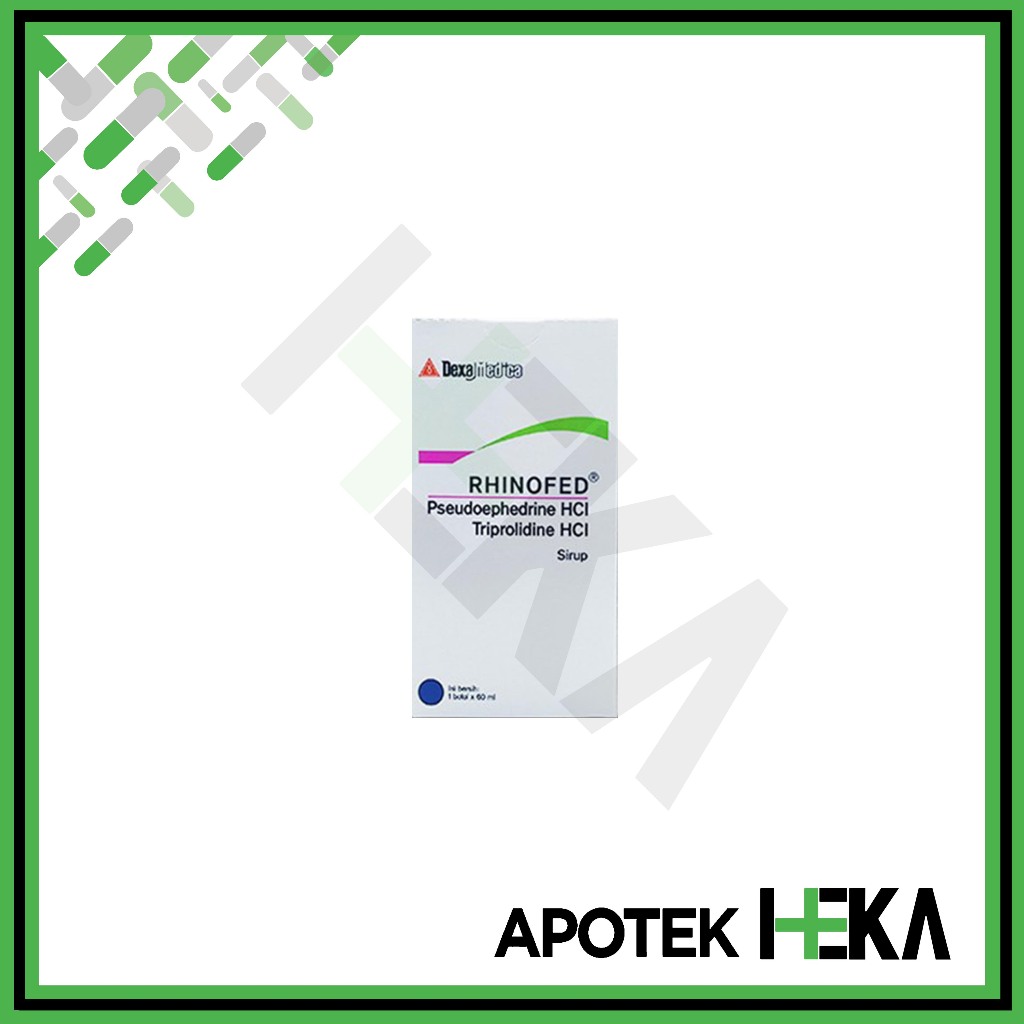 Rhinofed Syrup 60 ml - Obat Pilek [Depok]