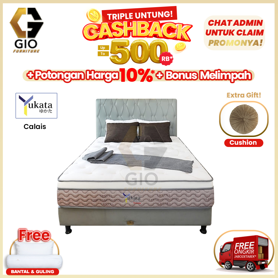 PROMO Yukata Heya Springbed Calais (Full Set)