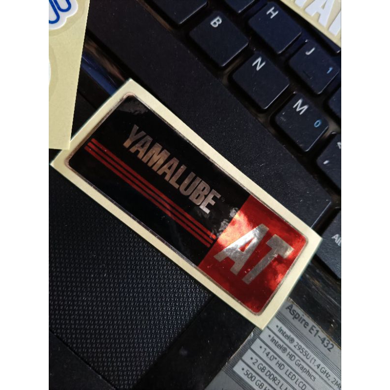 STIKER HAMBLEM WARNING MIO SPORTY